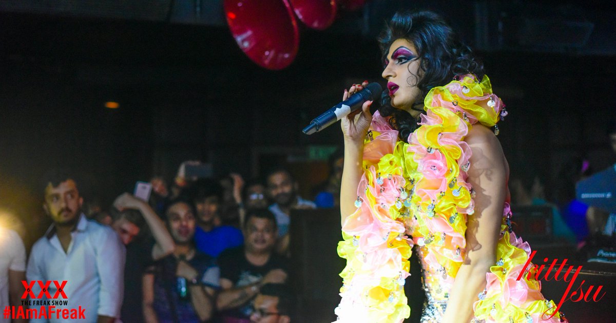 KittySuIndia's tweet photo. Performers that stole the show ๐ #KittyVersary #IAmAFreak #Delhi .@VioletChachki https://t.co/PKWijvgBI6