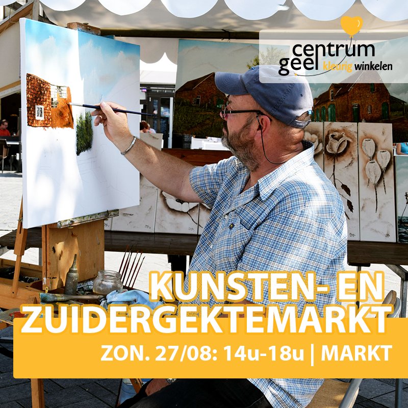 Ambachten &amp; creatieve kunsten= kunsten &amp; zuidergektemarkt. Wat dacht je van retrostofjes of houtcreaties? (© C. Droogmans) #art #stadgeel