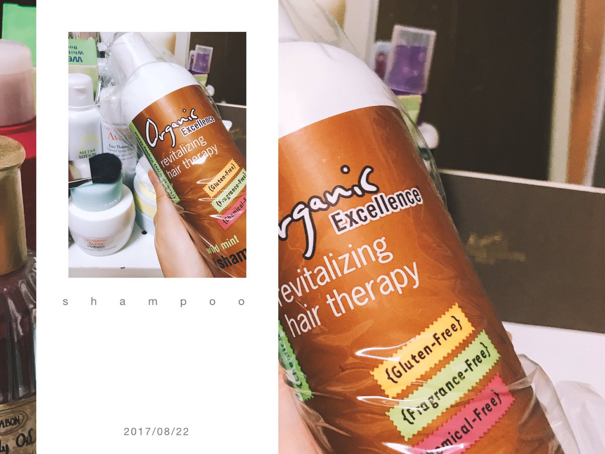 米 V Twitter アイハーブ リピート品 Organic Excellence シャンプー リバイタライジング ヘア セラピー ワイルドミント T Co V8smoxxh7n ノンケミカルなのに泡立ちスゴイ 私はシャンプー後にオイルでケアのみ 紹介コード Ino5915 T Co