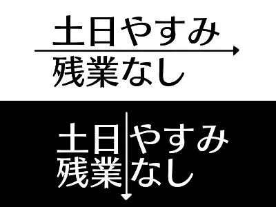 線引きによって天国と地獄ｗ転職広告のポスターとして至高のデザインが見つかるｗ