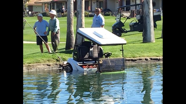 haveigotnews's tweet photo. Donald Trump back on the golf course after looking directly into solar eclipse yesterday. https://t.co/h92hzbYh98