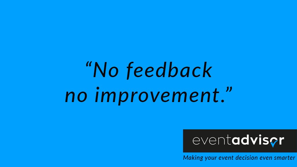 eventadvisorcom's tweet photo. Write feedback that actually inspires improvements 👌
#EventProfs #EventManagers #EventOrganisers #EventPlanners
#EventDesign #EventAdvisor https://t.co/kLoewKwDAM
