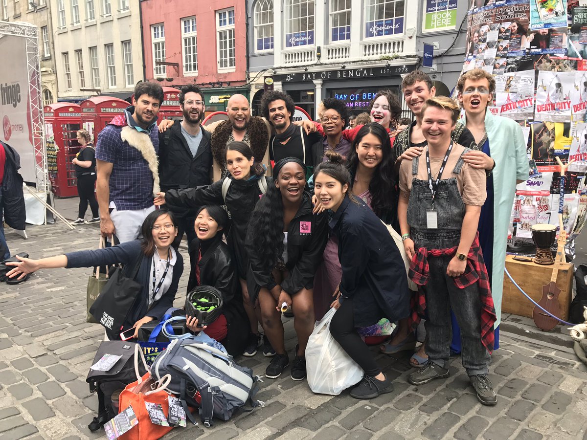 deadpractice's tweet image. As we near the end of #edfringe, we must all remember why we make art. For us, it's the beautiful people we meet... @ThePilgrimsMove