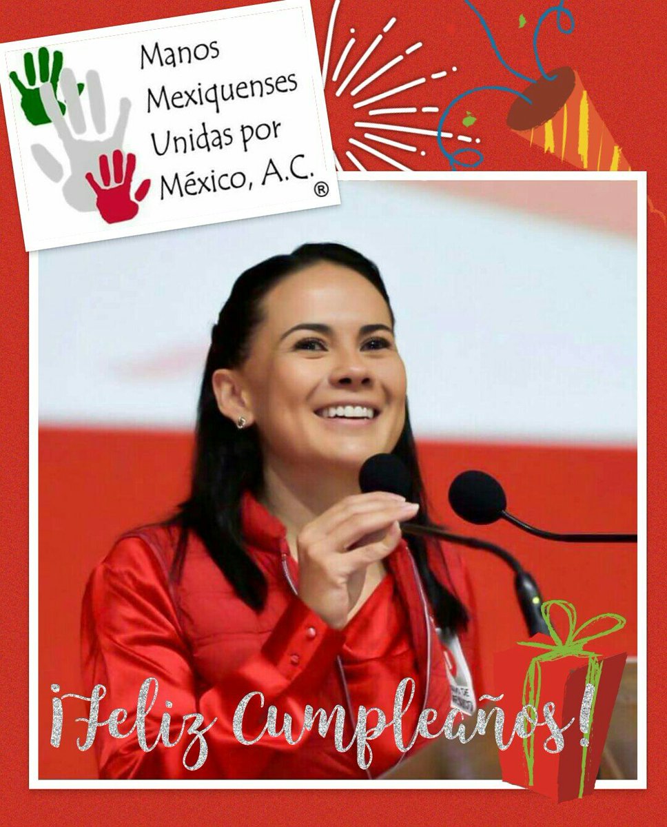 ManosUnidasMex's tweet photo. @AlejandraDMV Nuestros mejores deseos llenos de éxito, salud y felicidad. ¡Feliz cumpleaños! #HBDAle https://t.co/NywvGKf6TL