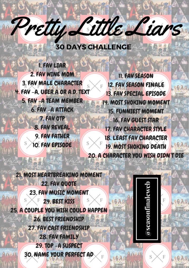 SeasonFinaleWeb's tweet image. 💥❗️💥❗️💥❗️💥❗️

Gracias a todos los que habéis hecho este Challenge con nosotros, ¡GRACIAS! 👏🏼💚🖤#SFPLL #PLLForever