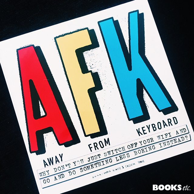 BOOKSetc_online's tweet photo. RT &amp; follow #win a copy of #AFK #awayfromthekeyboard #keep thekidsbusythissummer  https://t.co/W2rusyUDno ..ends tonight! https://t.co/tRhVARu4C4