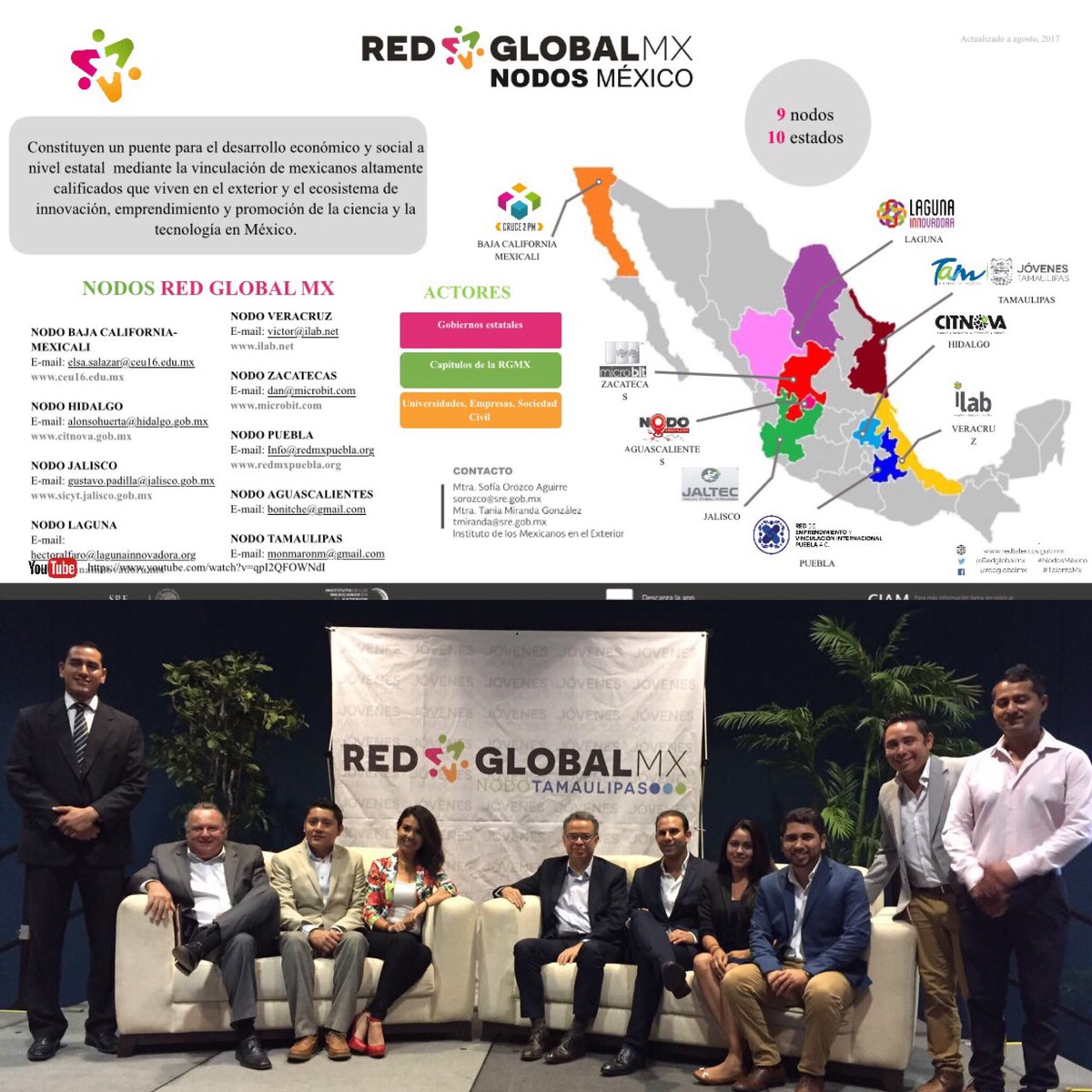 RedGlobalMX's tweet photo. Damos la bienvenida al #NodoTamaulipas que reúne a #jóvenestalento para promover la creatividad y la innovación en el estado #OrgulloGlobal https://t.co/1tyXb9htpu