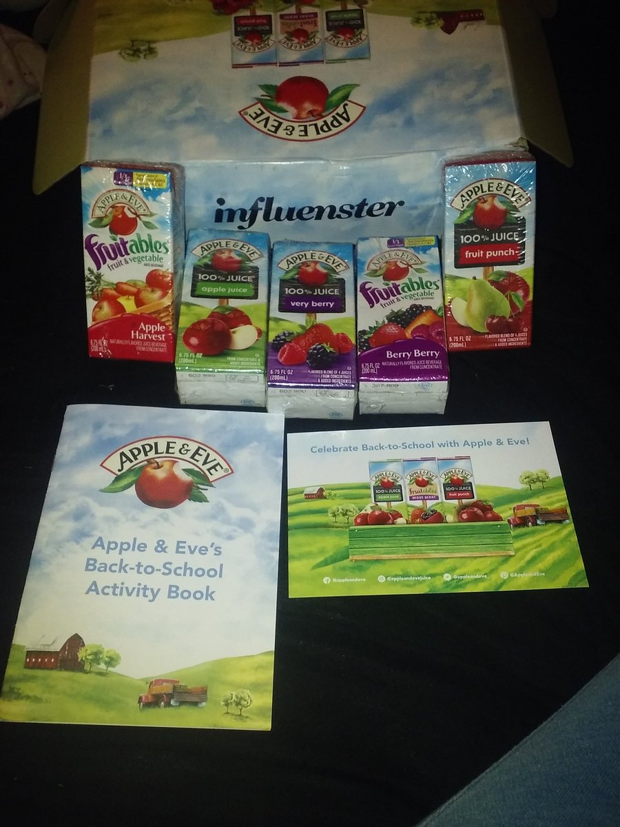 ashlie_hatcher's tweet photo. Just got this in the mail.Thank you @influenster @appleandevejuice #influenster #appleandevejuice #firstvoxbox #voxbox #freesamples https://t.co/i9hjiCgjXZ