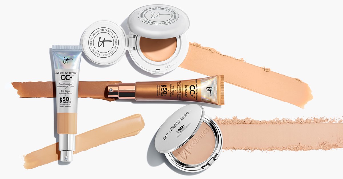 jengroomes's tweet photo. Infused with physical-only sunscreen, @itcosmetics has you covered with these SPF game-changers. #entry - https://t.co/JJncOMnF9w https://t.co/MD7dD7XpBb