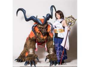 Cosplay ifrit aeon manchester field: