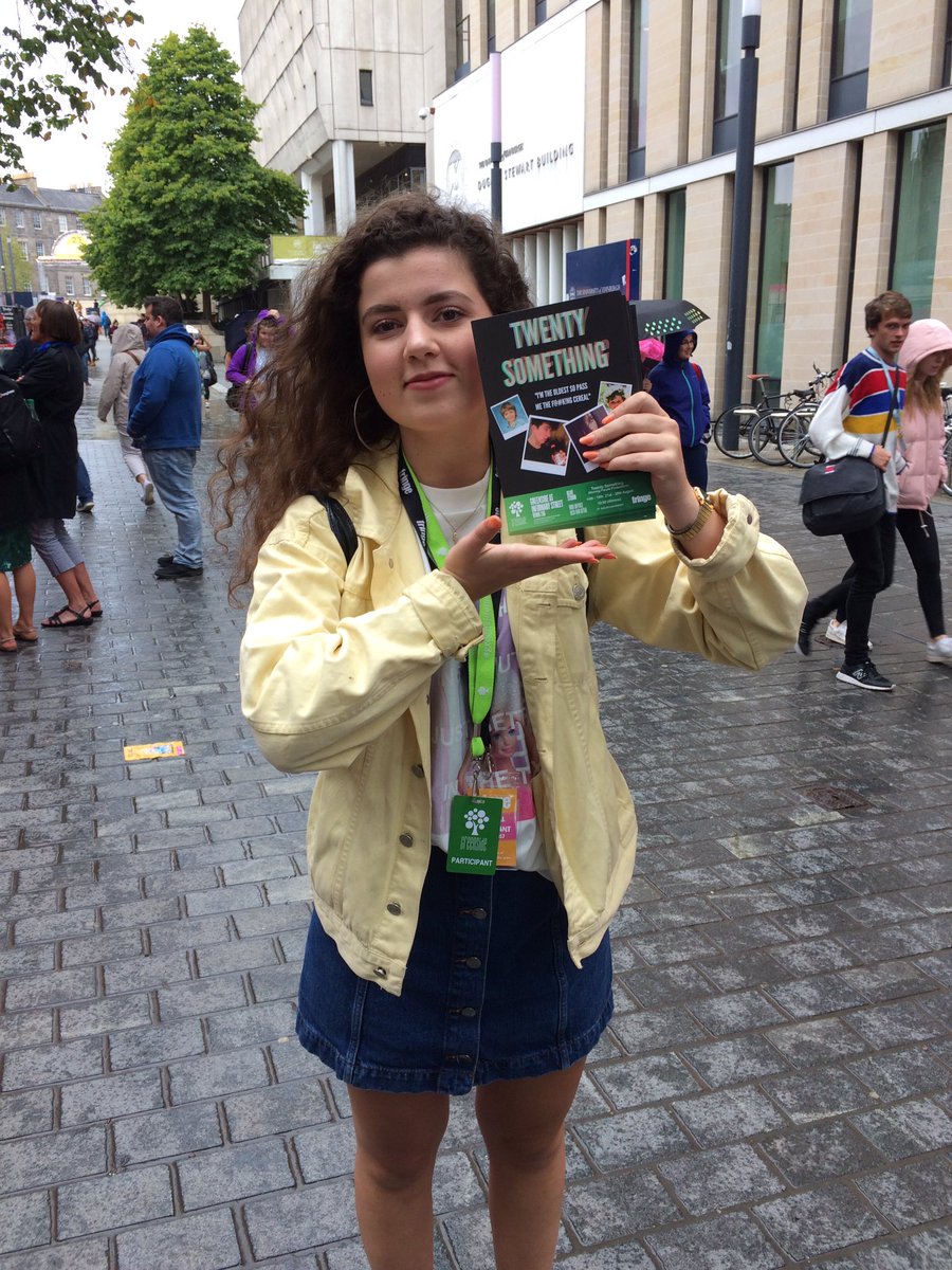 Still time to see <a href="/edfringe/">Edinburgh Festival Fringe</a> #edfringe <a href="/GreensideVenue/">Greenside Venues</a> <a href="/20SomethingFest/">Twenty Something</a> Infirmary Street 10.30am
