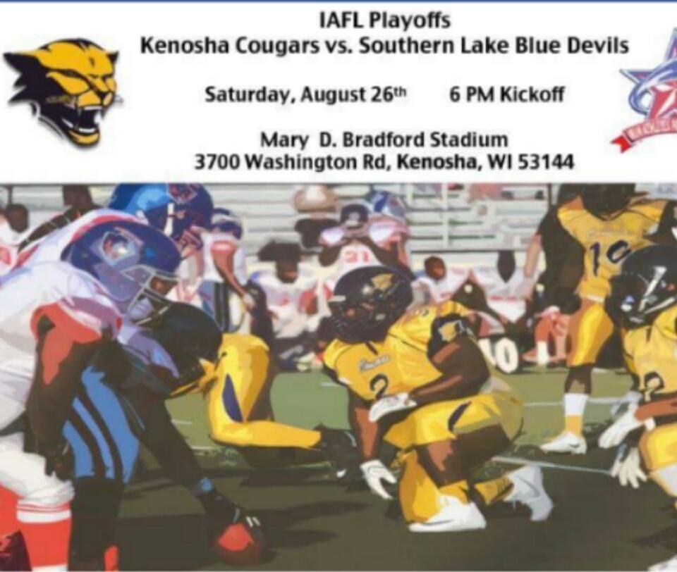 We made the playoffs and have a home game this Saturday against our rivals! It's going to be a good one! <a href="/IronAthletesFL/">IAFL</a>