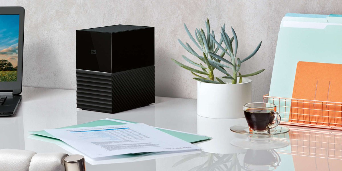 verge's tweet photo. Western Digital releases a massive 20TB desktop storage system https://t.co/fSsie0GFfS https://t.co/eJfhMr61FA