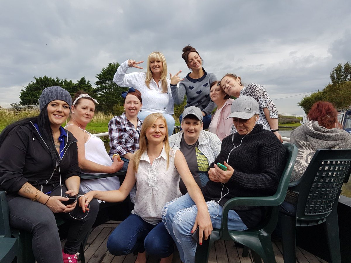 adelaide_house's tweet photo. When Adeladies met Captain Danny aboard the Pride of Sefton - it was quackers #messingabout #havinalaugh #goodto😁 @AdelaideCPB @IanGould5 😍😘 https://t.co/Ou2QGxmif9