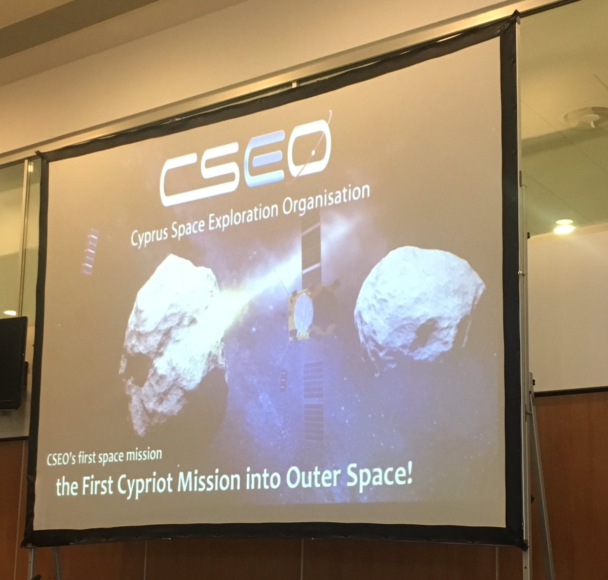 eevriviades's tweet photo. #Cyprus Space Exploration Organisation just announced 1st mission to outer space w int'l partners to divert an asteroid #OverseasCypriots https://t.co/XVsI1rRsls