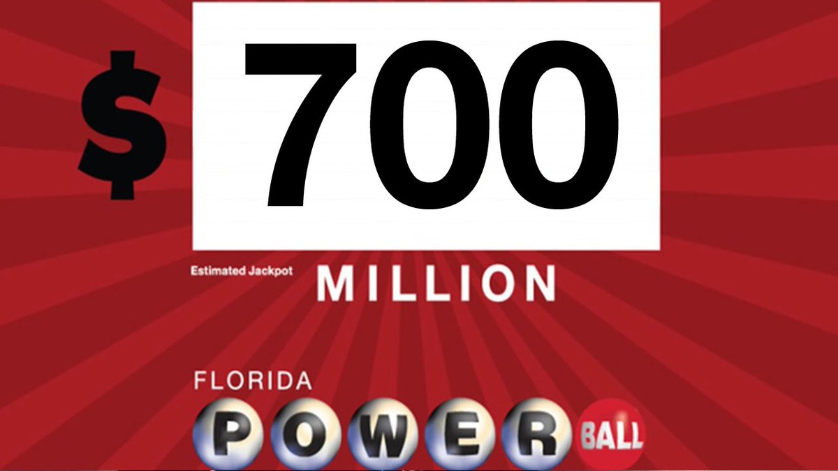 #BREAKING #Powerball jackpot climbs to $700 million, second largest in U.S. history bit.ly/2g2lJca?utm_me… https://t.co/oNyKdQuC1p
