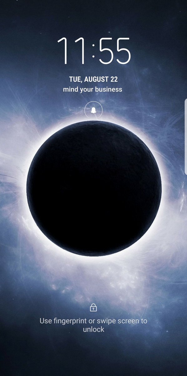 JaysonWasHere's tweet photo. Nobody was more pressed for the eclipse than me I'm convinced. This has been my lock screen for a month 😂 https://t.co/zKYBTqdS34