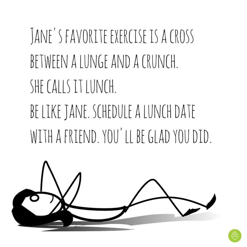evillejazz's tweet photo. “Lunch out or girls' night out...get together with a friend or group of friends. It's good for you! #BeLikeJane
” https://t.co/OAKpN3326e https://t.co/rRvuPzMBqw
