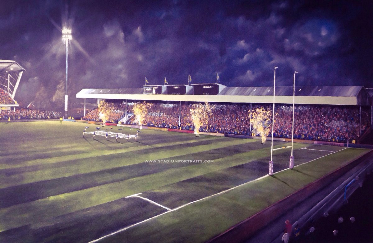 StadiumPortrait's tweet photo. #Headingley #southstand #thelaststand portrait nearing completion today. #leedsrhinos #lrrfc #leeds #yccc for sale. Message me now 4 details https://t.co/jxbnCVRnZp