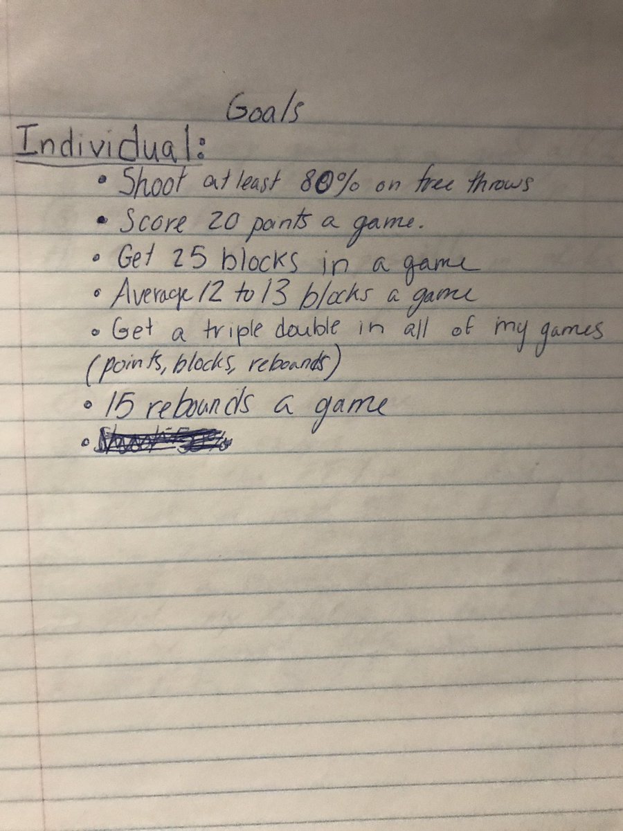 breannastewart's tweet photo. My mom found this in one of my old notebooks from when I was younger lol... #Goals https://t.co/pJX3LJs4B4