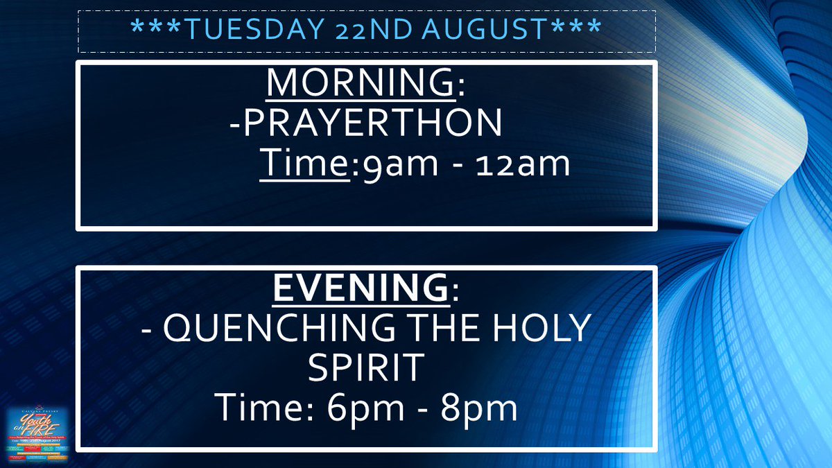 phiiphy's tweet photo. Day 2:
#YOF17 Barely 2 hours to go;
🗣️Rev. Alex Asare
🔊"Quenching the Holy Spirit"
⛪️Calvary Presby Auditorium
Prepare for explosion https://t.co/fshghKevKN