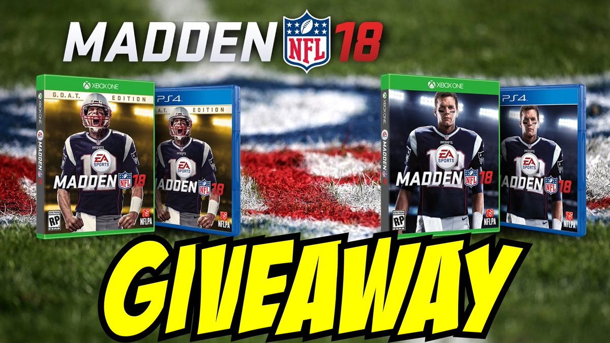 NukemDukemz's tweet photo. I got 20 Full Retail Madden 18 game to Giveaway! Follow, retweet, and use the link https://t.co/Lvvfje3y9d. #Madden18 #MaddenRewards #eagift https://t.co/9jKVTWJhGl