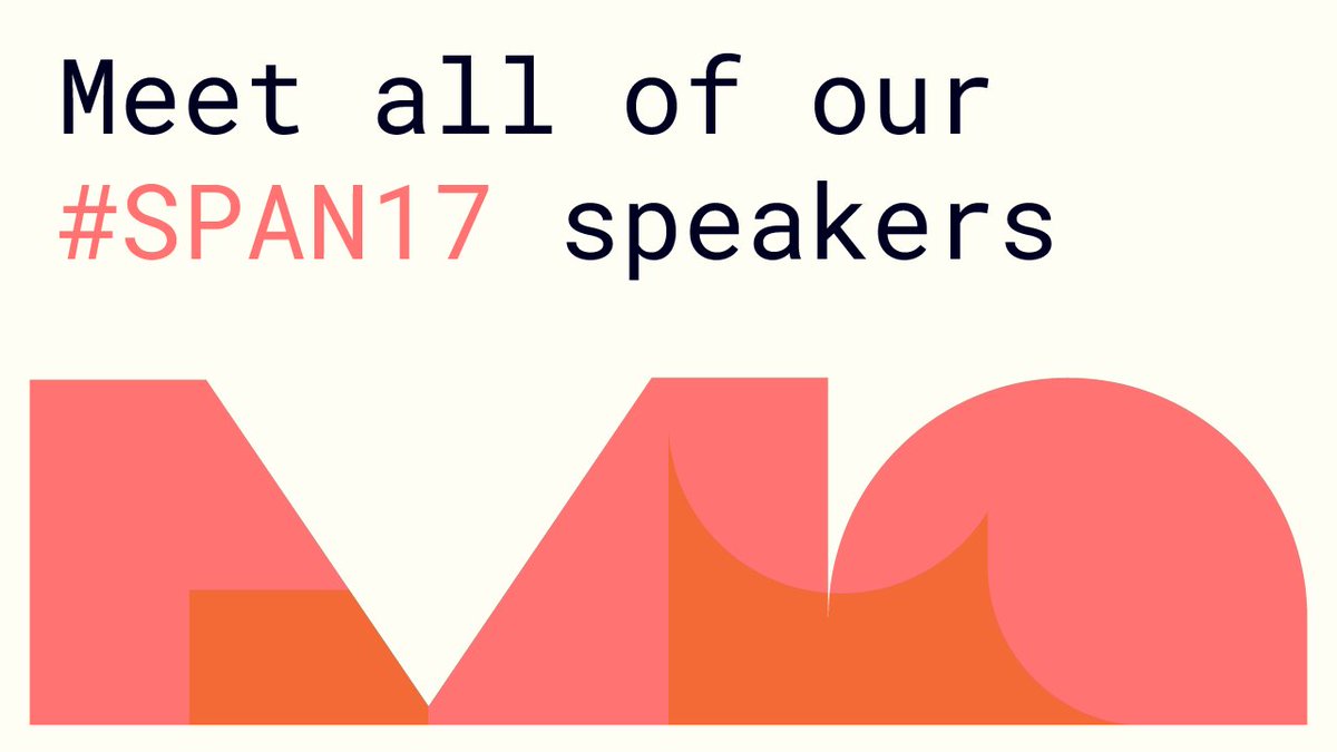 👩‍💻 🎨 ✍️ 🎮 👨‍🏭 Designers &amp; makers &amp; thinkers, oh my! Meet the lineup for our Sep 14-15 conference: g.co/span17