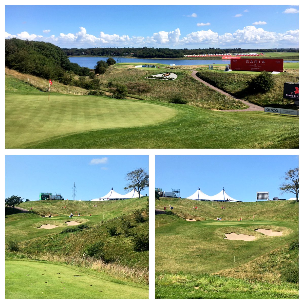 JacoAhlers's tweet photo. A few looks at the 16th hole at #HimmerlandGolf for the @MiDGolf before the chaos of the weekend!! #Nofansyet https://t.co/C2F2e2ysH6
