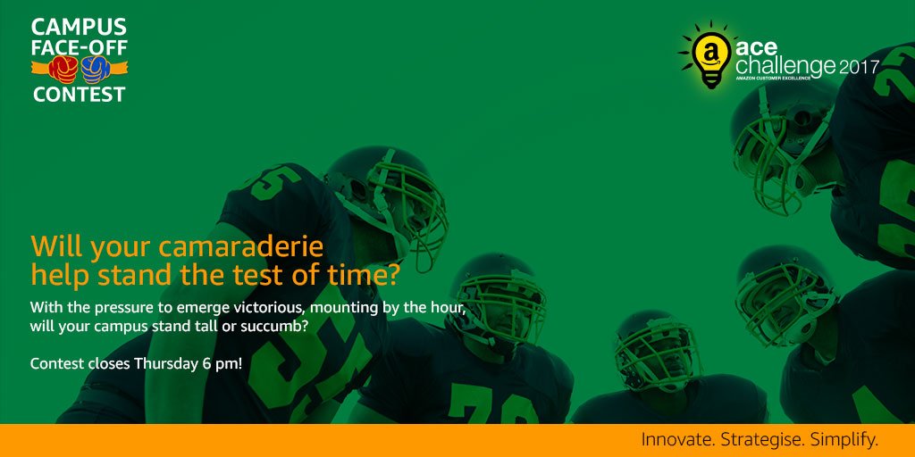 Remind your college, time and again, that you're proud to be a part of it! Visit: bit.ly/2v2Ym4R #CampusFaceOffContest