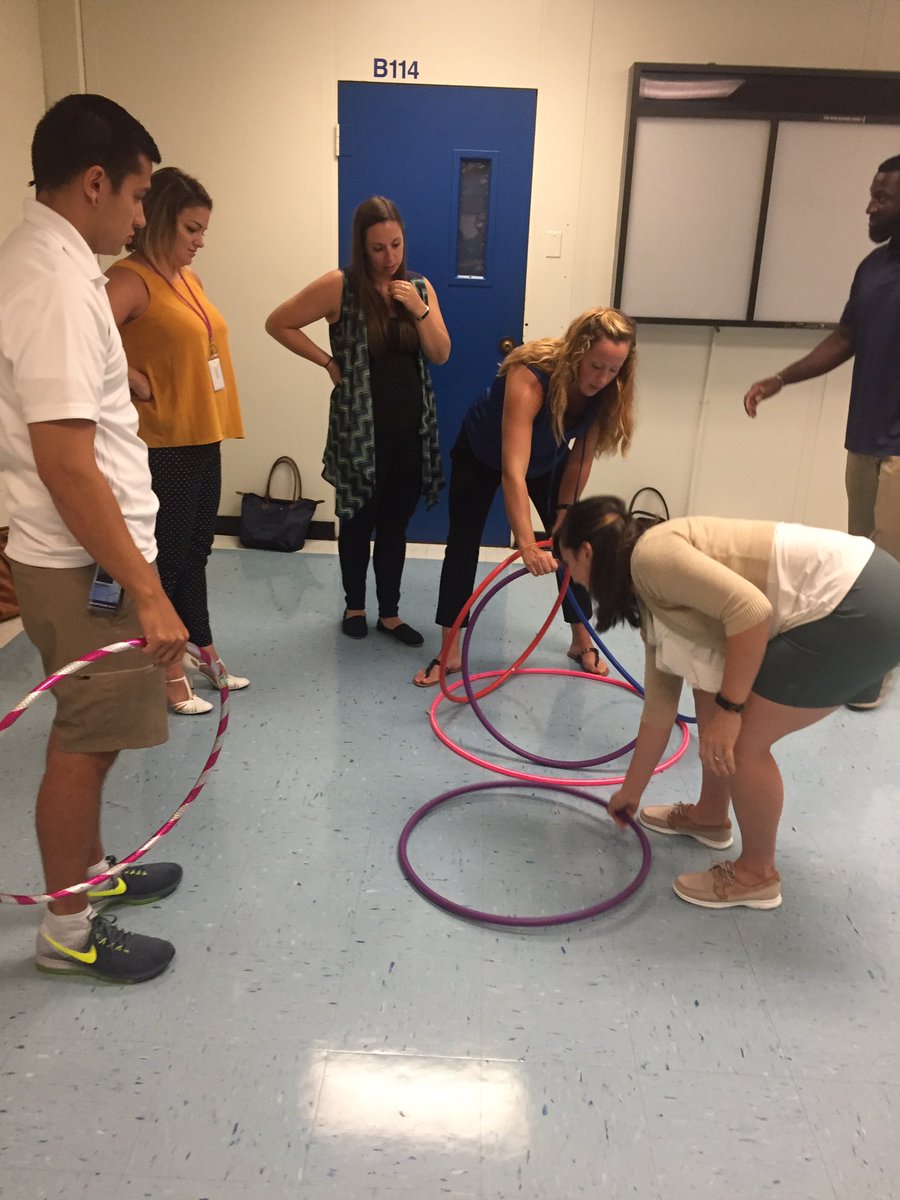 klugPEresource's tweet photo. What a great group of new #physed Ts! Looking forward to a great school year! #NTO2017 #AACPSAwesome @AACPSHPED https://t.co/0yJmnNT1kJ