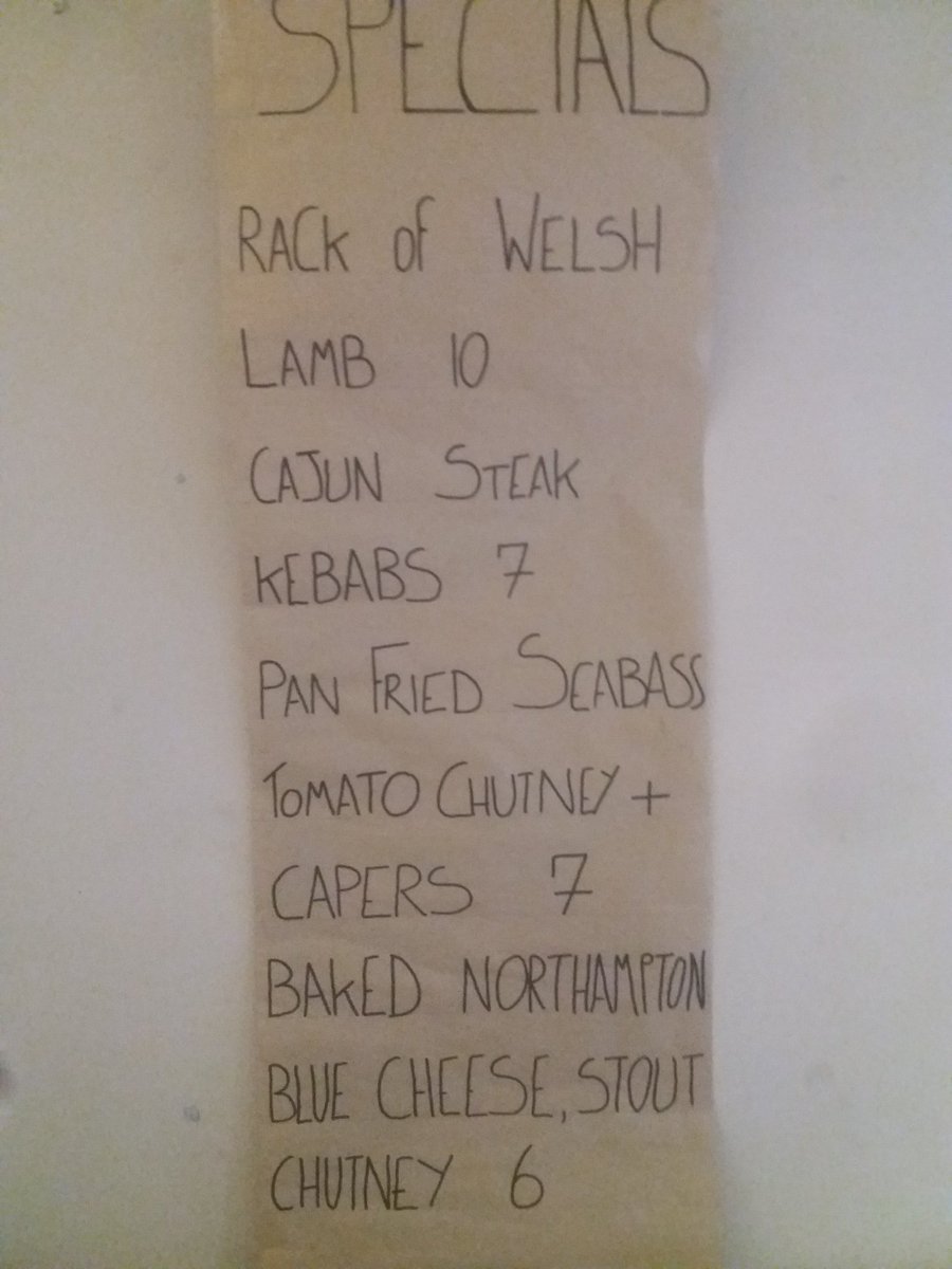 craigchurch555's tweet photo. This week's specials @Breadandpullet #breadandpullet #eatlocal #comeseeus #britishtapas #supportlocal #dynamicduo https://t.co/eK1pYQrMID