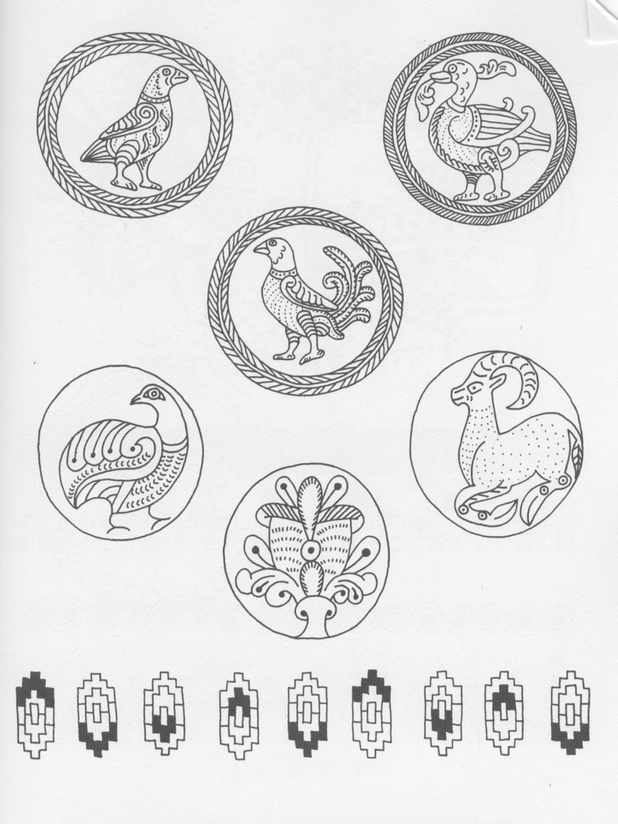 Ukrainian ceramic pot designs, 6th century 