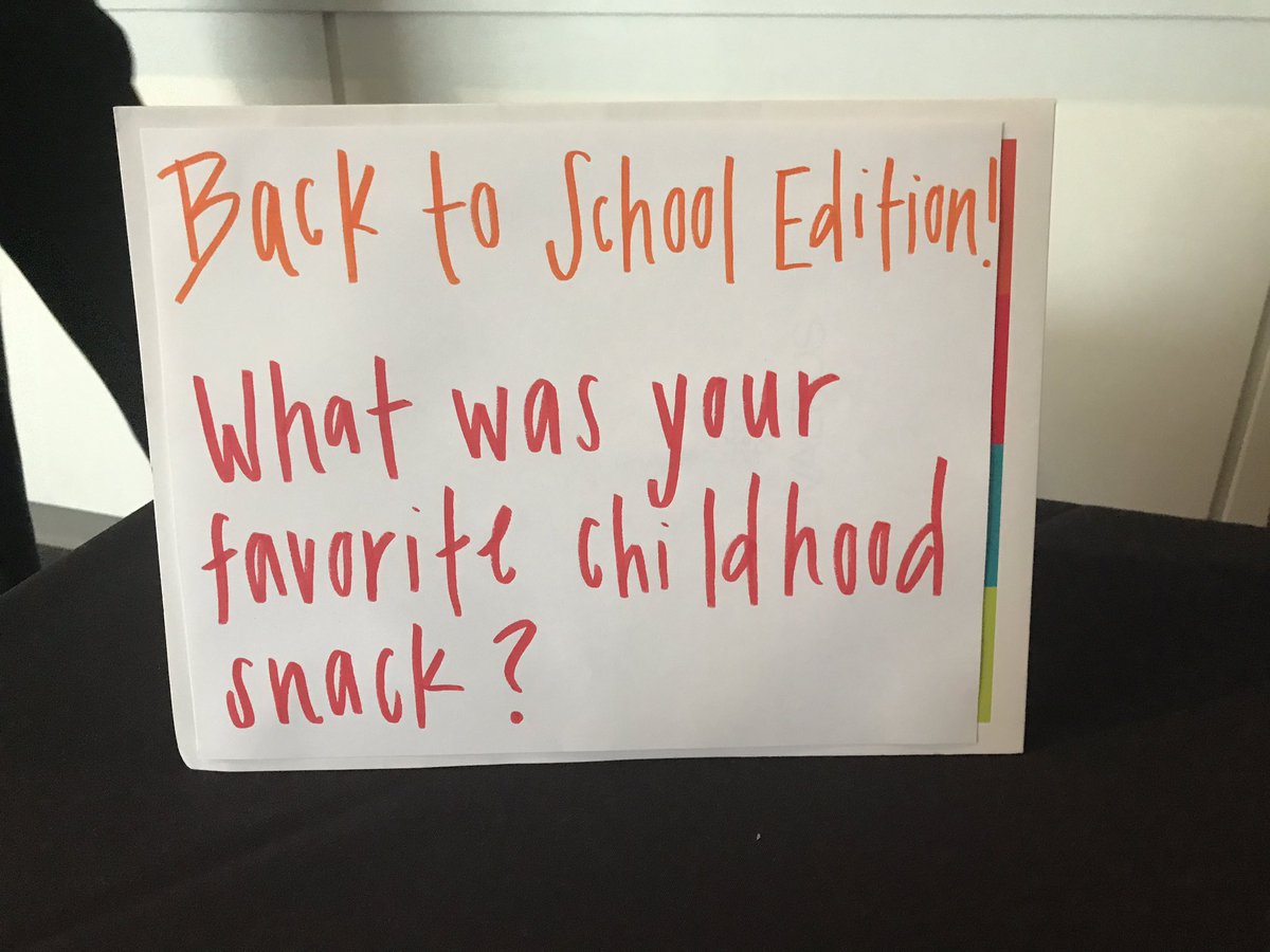 RPRS's tweet photo. Getting this August #RPRSluncheon started w/@ShopLocRaleigh! Today's icebreaker: What's your fav childhood snack?! https://t.co/TWDEEQkPLZ