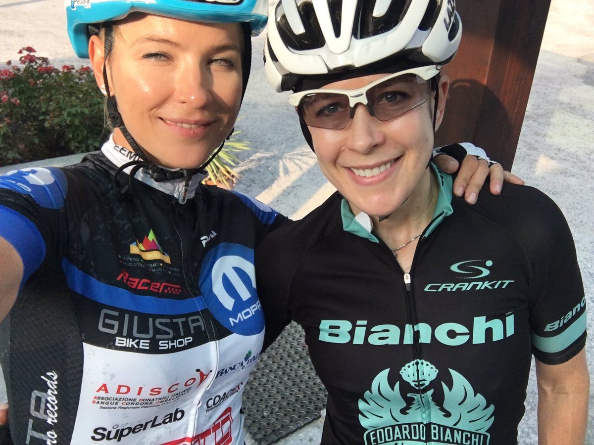la_wolff's tweet photo. Riding in Italy through Cuneo on my Bianchi - amazing!! @jj_cycling @BianchiOfficial @lazerhelmets https://t.co/9SeVpulHUu