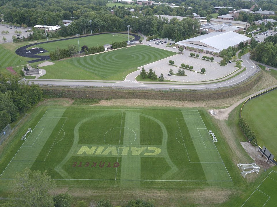 GLSportsTurf's tweet photo. Pictures are in! Wishing a great year to all the @CalvinKnights sports teams! @CalvinMSoccer @CalvinWSoccer @ryansouders @jimtimmer https://t.co/NQyAVntXhp
