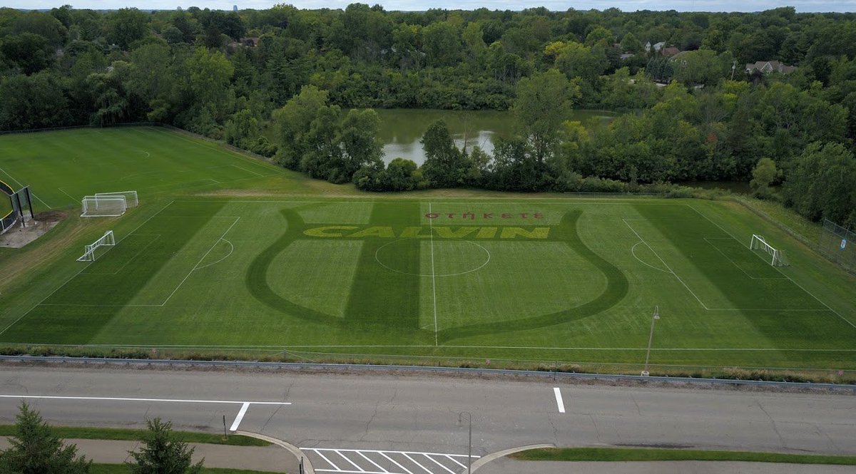 GLSportsTurf's tweet photo. Pictures are in! Wishing a great year to all the @CalvinKnights sports teams! @CalvinMSoccer @CalvinWSoccer @ryansouders @jimtimmer https://t.co/NQyAVntXhp