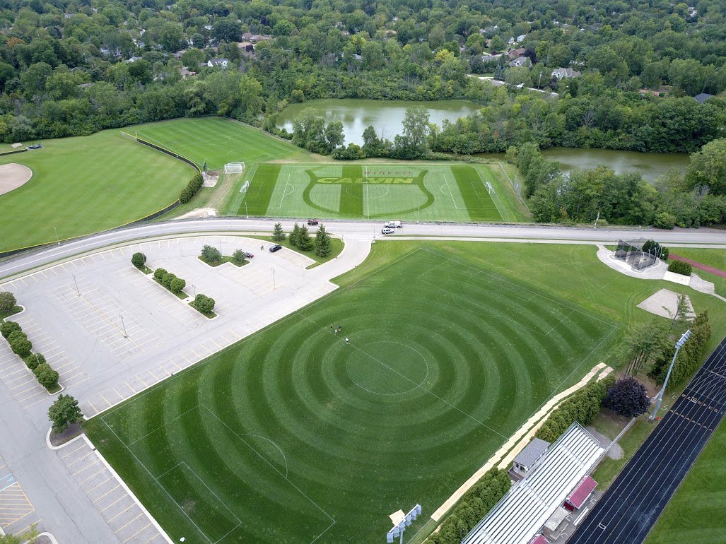 GLSportsTurf's tweet photo. Pictures are in! Wishing a great year to all the @CalvinKnights sports teams! @CalvinMSoccer @CalvinWSoccer @ryansouders @jimtimmer https://t.co/NQyAVntXhp