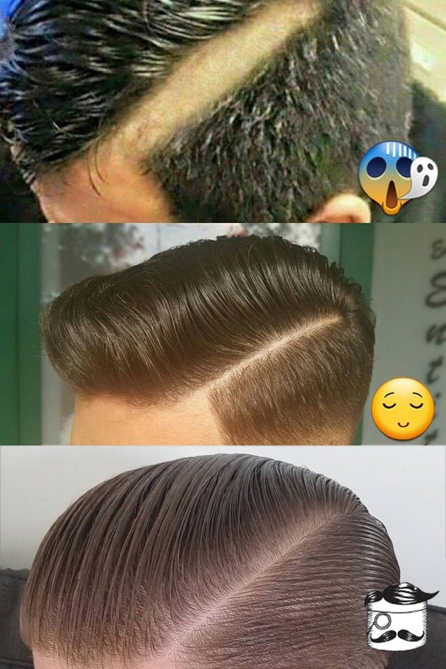 MrPomade's tweet image. I love a #naturalpart but whatever suits you is what you should go with. I will say however, look at how clean that bottom one is.