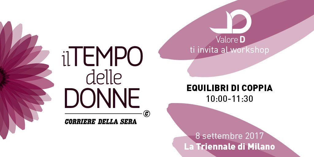 L'emancipazione femminile influenza i rapporti di lavoro con gli uomini? Iscrivetevi al workshop: bit.ly/2v2SZqG! #tempodelledonne