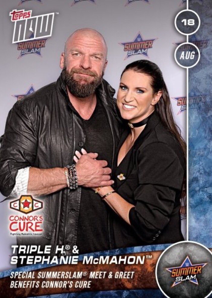 StephMcMahon's tweet image. Only a few hours left to buy a special edition #TOPPSNOW card w/ proceeds going to @ConnorsCure! Get yours now! ow.ly/gbUb30ezBtD