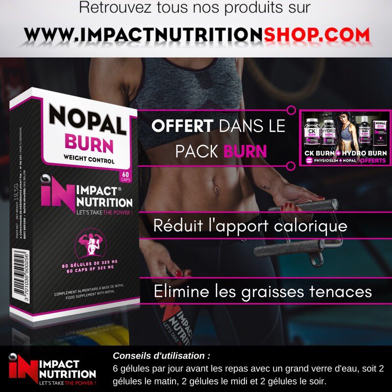 ContactIMPACT's tweet image. NOPAL 👗 offert à l'achat du Pack Burn !! #fitness #motivation #Diet  #healthy