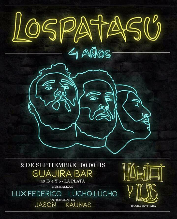 HabitatsyLuis's tweet photo. El 2 de Septiembre volvemos con todo con nuestros amigos Lospatasu.NO SE LO PIERDAN!!! https://t.co/lNhkb2HSon