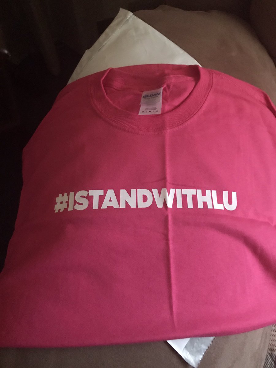 carrie4502's tweet photo. My #WWHL #IStandWithLu shirt came today! I'll send a pic of me wearing it after work! So excited!! Thank you @BravoWWHL 💖 https://t.co/A9SISsRnL8