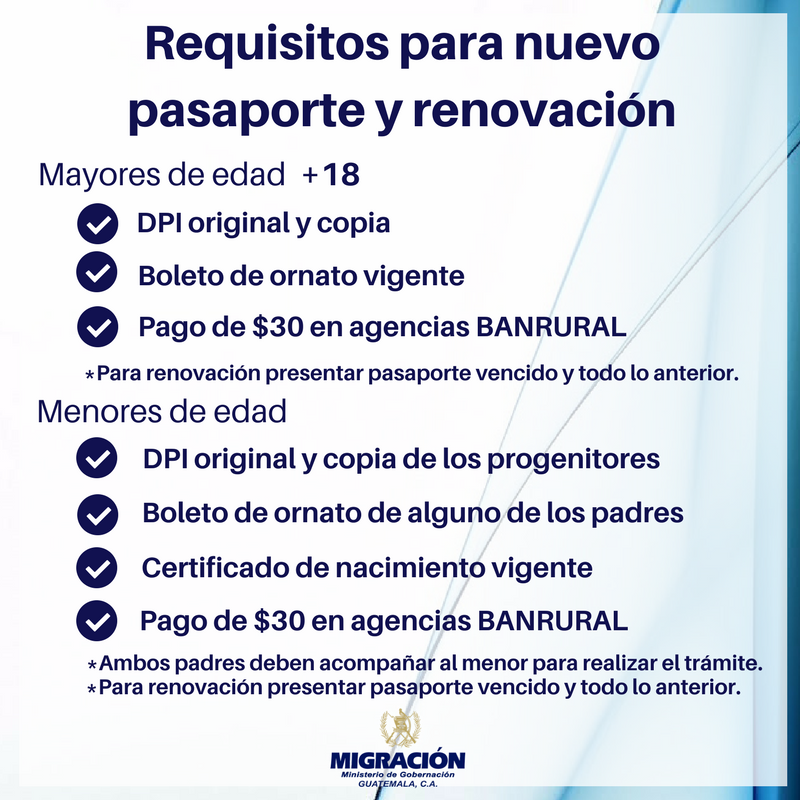 Renovación de pasaporte en Honduras, pasos que debes cumplir para renovar el pasaporte hondureño