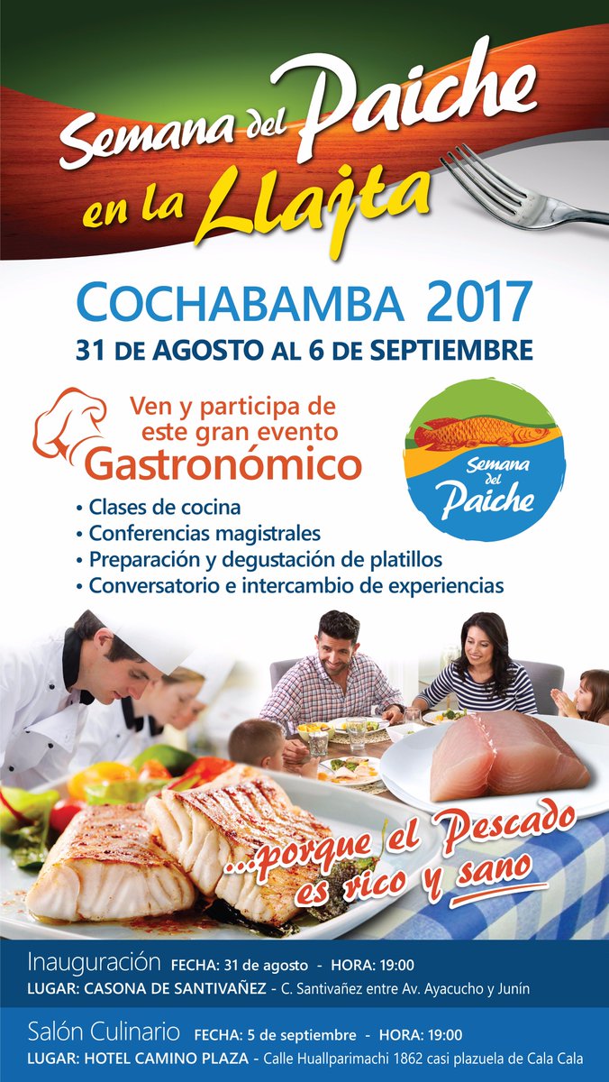 Peces_Vida's tweet photo. Del 31 de Agosto al 6 de Septiembre en Cochabamba. @CanadaenBolivia #CIFSRF @IDRC_LAC https://t.co/EtNBvTy6Np