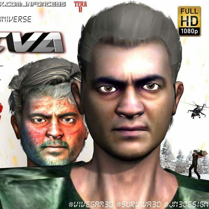 iamJN3Design's tweet photo. #Vivegam3Ddp #Vivegam #Surviva3D on 2 days #NouvellePhotoDeProfil @directorsiva @anirudhofficial @AntonyLRuben @vivekoberoifcs #JN3Design https://t.co/1stkr3c4gw