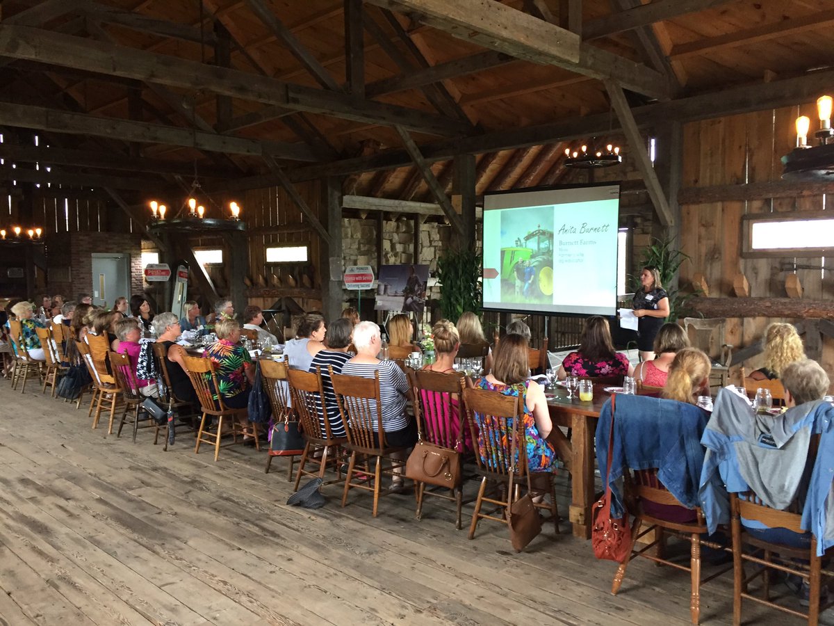Listening to <a href="/BurnettAnita/">Anita Burnett</a> and her journey from city to farm and her passion for Agvocy at the Pioneer Women's Day at Ironhorse ranch