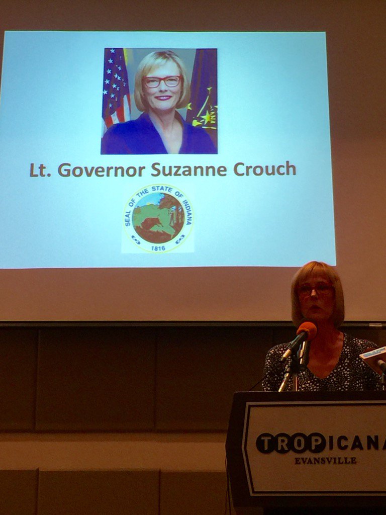 Our own Lt Gov Suzanne Crouch speaking at Rotary!!