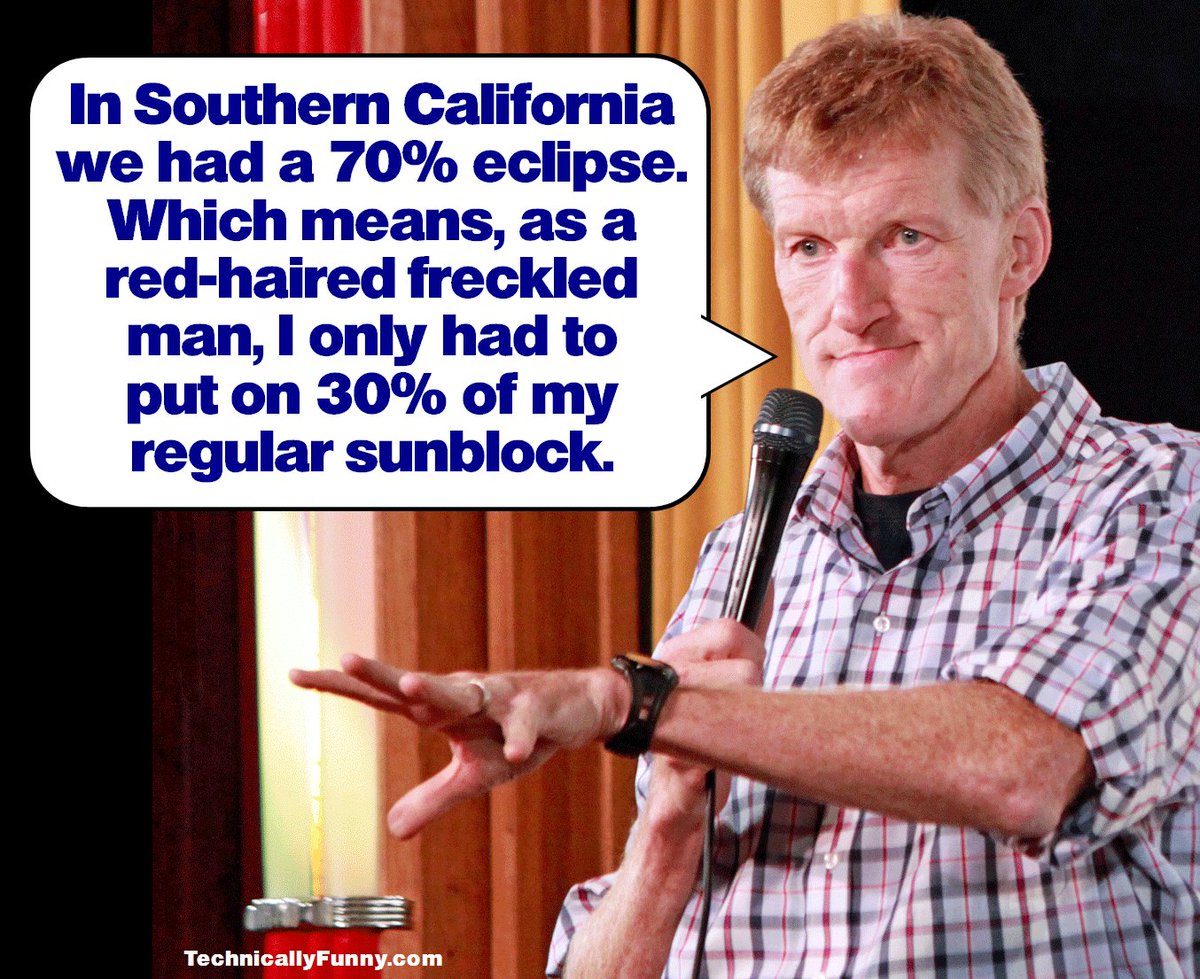 EngineersHumor's tweet photo. The #Eclipse2017 from a Ginger-American's perspective... #EclipseBurn #EclipseDay @SWEtalk @TauBetaPi @wilw @neiltyson @nerdist @NASA https://t.co/sPOnOOGzLz