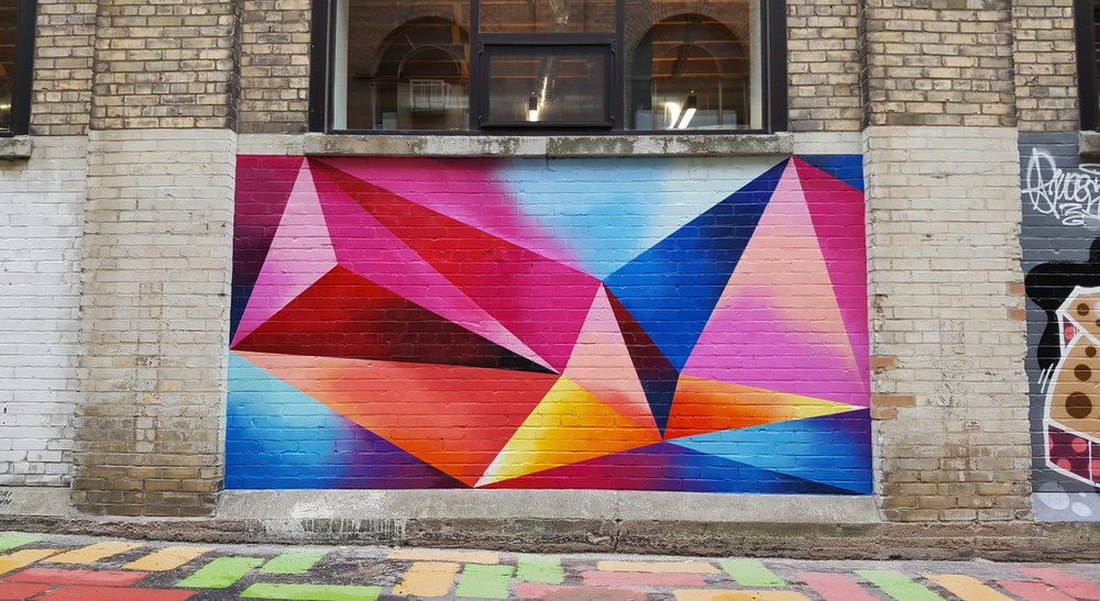 Seen one of these murals around town? Read about the artist, Steph Boutari, featured in our artist profiles!  ow.ly/yUK730eB8kb